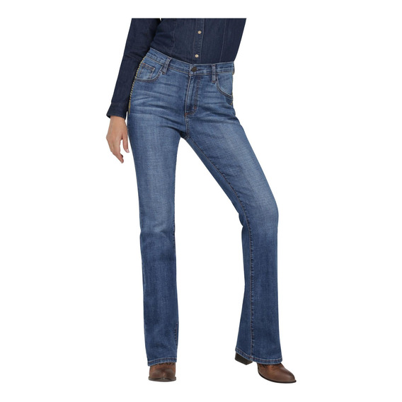 Jeans Vaqueros Mujer Wrangler High Rise Boot 4bx