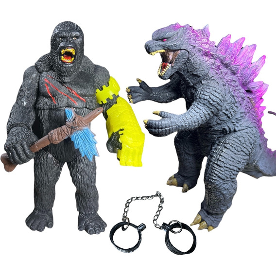 Godzilla Vs King Kong Con Sonido 30 Cm Alto Articulados