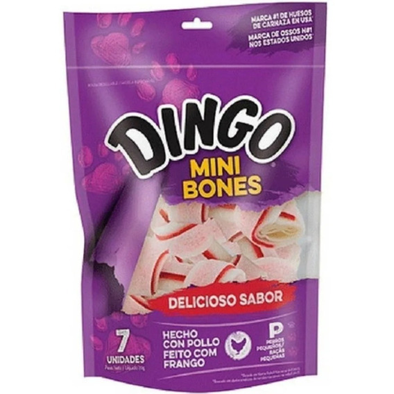 Huesos De Cuero Dingo Mini X 7 Ud