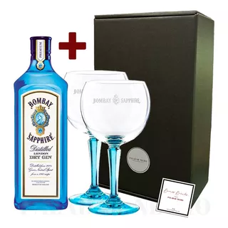 Regalo Gin Bombay Sapphire 750ml + 2 Copones Oficiales 600ml