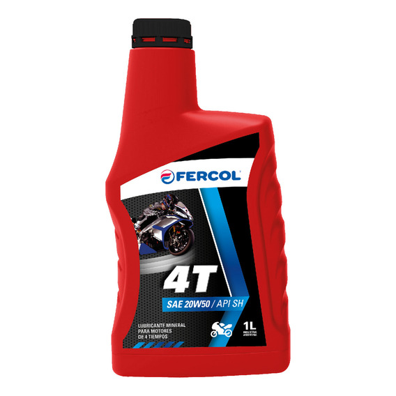 Aceite Fercol Para Motos 20w50 4 Tiempos