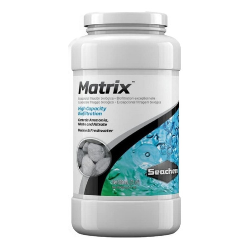 Matrix 500 Ml Seachem Filtracion Biologica De Alta Capacidad