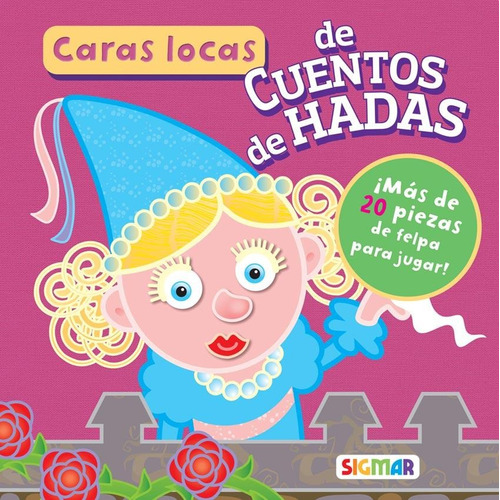 Libro Piezas Con Felpa De Cuentos De Hadas De Caras Locas