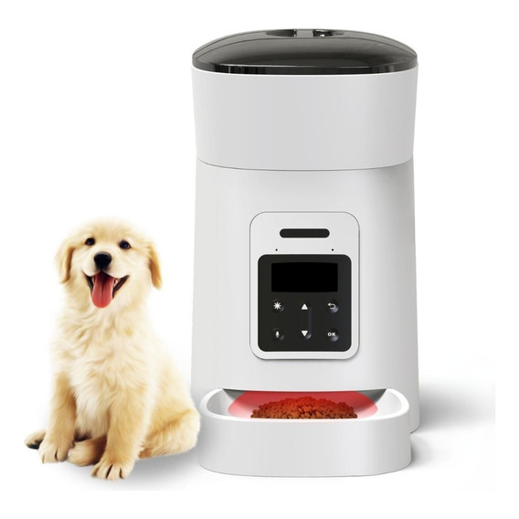 Alimentador Automático Mascotas Perros/gatos  4.3 Litros