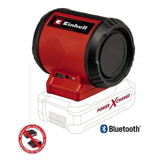  Parlante Bluetooth 5.0 Y Cargador Usb  Einhell Portatil Pxc