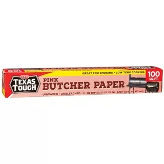 Texas Tough Pink Butcher Paper 100 Sq. Ft. (papel Carnicero)