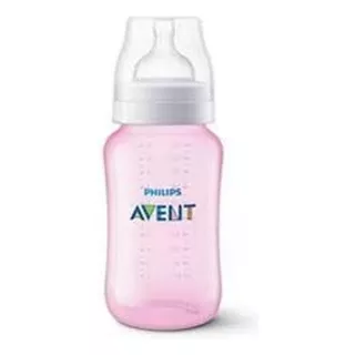 Mamadeira Clássica 330ml Rosa Philips Avent Scy121/11