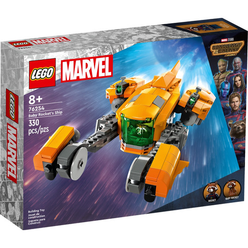 Lego Marvel - Nave De Baby Rocket (76254) Cantidad de piezas 330
