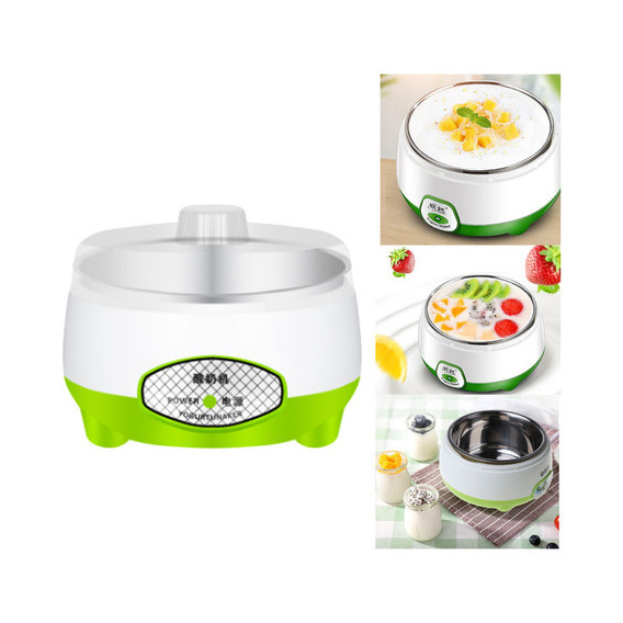 Máquina Para Hacer Yogur W, Electrodomésticos Automáticos Color Green-eu Plug(220v) Frecuencia Green-eu Plug(220v)