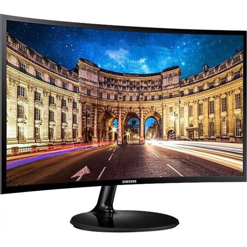 Monitor Samsung Led 24'' Curvo Full Hd CF390 Color Negro