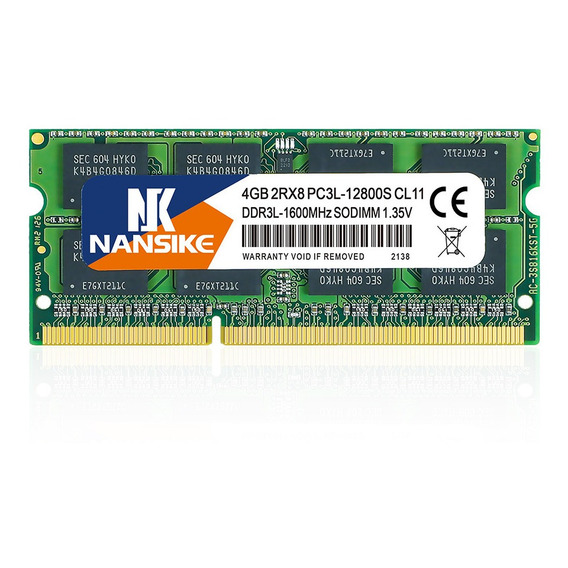 Nueva Memoria Ram Nansike Ddr3l-1600 Sodimm De 4 Gb Para Com