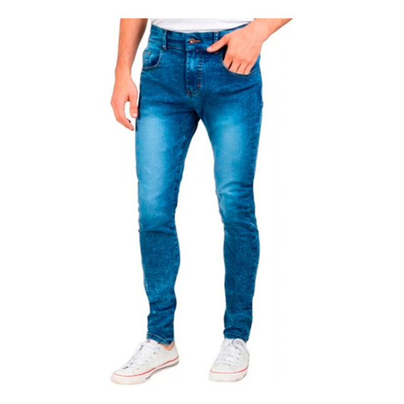 Jeans Casual Mezclilla Pantalón Caballero Denim Hombre  