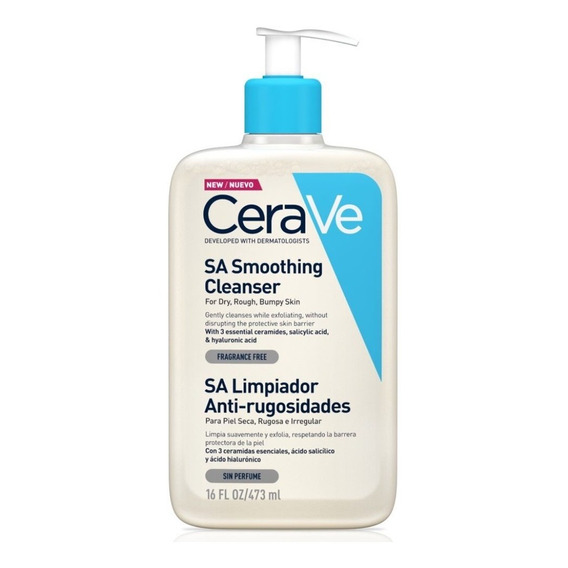 Cerave Sa Limpiador Anti Rugosidad Salicílico 473ml Exfolia