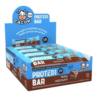 Protein Bar Triple Chocolate Cacow Display 12x40g