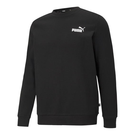 Poleron Crew Puma Essentials Crew Fl Negro Hombre