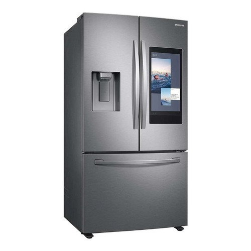 Refrigerador French Door De 27 Ft Silver Stainles Family Hub Color Black Doi