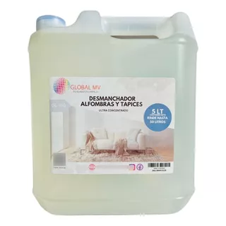 Desmanchador De Alfombra  5lts Ultra Concentrado 