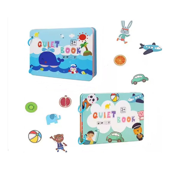 Quiet Book, Libro Montessori Aprendizaje Y Juego