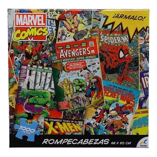 Rompecabezas Novelty Corp Marvel Comics Jca-1177 De 1000 Piezas