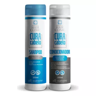 Cura Cabelo Hair Clinic Shampoo E Cond. - All Nature 300ml