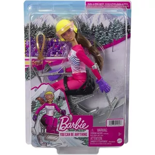 Barbie Paratleta De Esqui Alpino Articulada