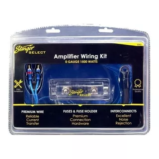 Kit De Cables Instalación Stinger Select 0 Gauge Ssk0 1500w