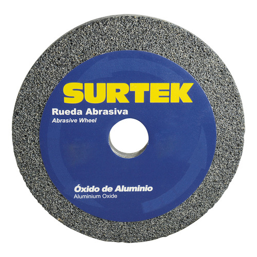 Rueda Abrasiva Óxido De Aluminio Grano 36, 5 X 3/4 Surtek Cantidad de granos 36