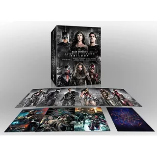 Blu Ray 4k Ultra Hd Zack Snyders Justice League Trilogy Dc 