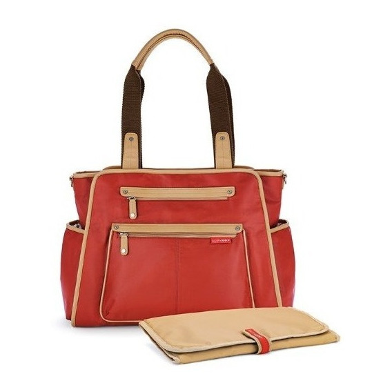 Bolso Maternal Skip Hop Grand Central Color Rojo