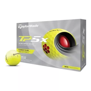 Pelotas Golf Taylormade Tp5x Amarilla - Caja X12