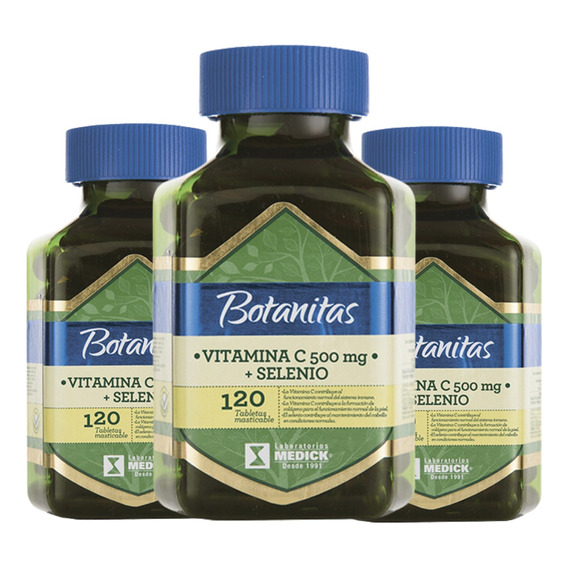 Vitamina C 500mg + Selenio X3 - Unidad a $774