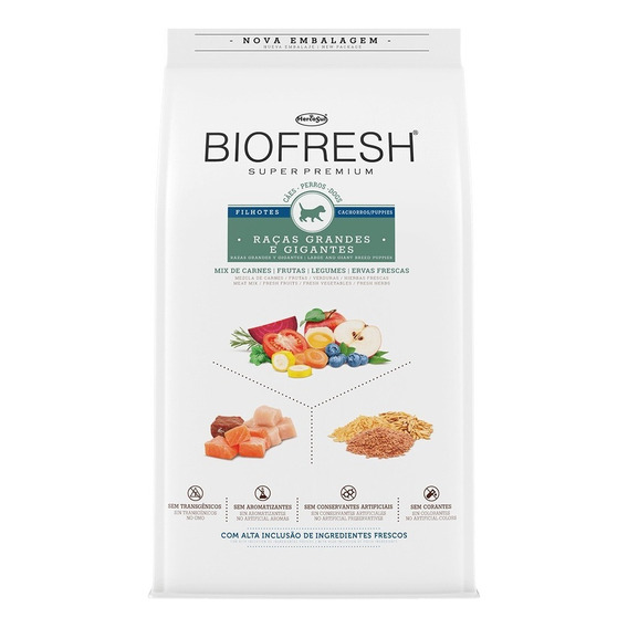 Alimento Biofresh Super Premium para perro cachorro de raza grande y gigante sabor mix en bolsa de 15kg