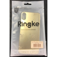 Funda Ringke Fusion iPhone X Dorado Royal Gold (eco Package)