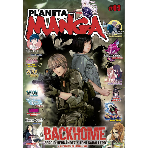 Planeta Manga nº 03, de VV. AA.. Serie Cómics Editorial Comics Mexico, tapa blanda en español, 2021