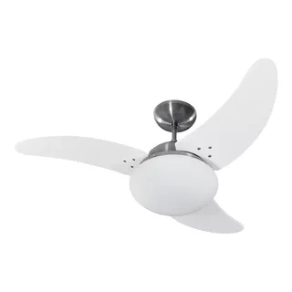 Ventilador De Teto Solano Branco 3 Pás Silencioso 127v Tron