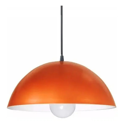 Colgante Media Esfera 40cm Color Ideal Cocina Apto Led Fz Sf