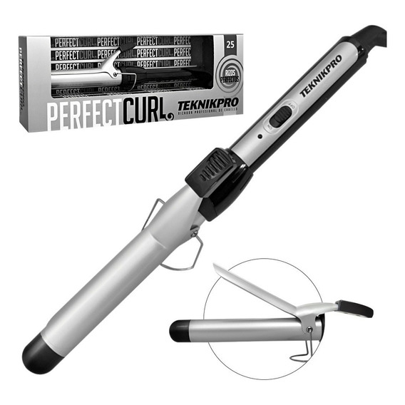 Buclera Bucleadora Profesional  Teknikpro Perfect Curl 25mm 