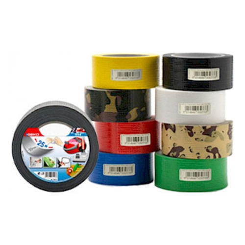 Cinta Duct Tape Multiproposito Geko 50 X 10mt Color Verde