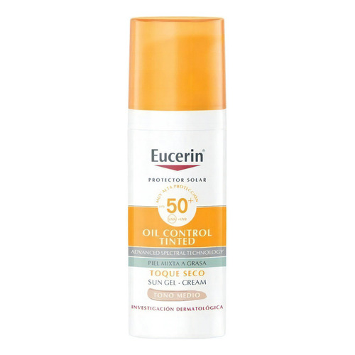Eucerin Sun Oil Control Protector solar facial Tono medio FPS 50 x 50 ml