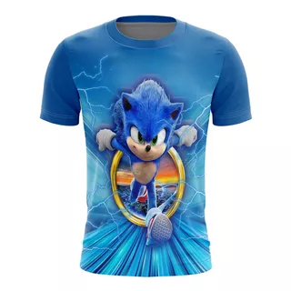 Playera Sublimada Sonic Talla Extra