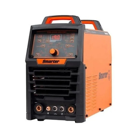 Soldadora Tig Aluminio / Inox Smarter Ac/dc 200a Ed Color Naranja