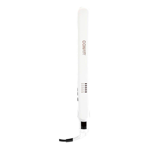 Plancha de cabello Conair Double Ceramic CS221N/CS221NAL blanca 110V - 120V