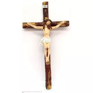 Cristo Crucificado Jesus Crucificado Resina  Cristos Figart