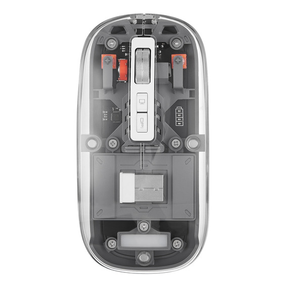 Ratón Inalámbrico Recargable Bluetooth 2.4 G Mouse Portátil