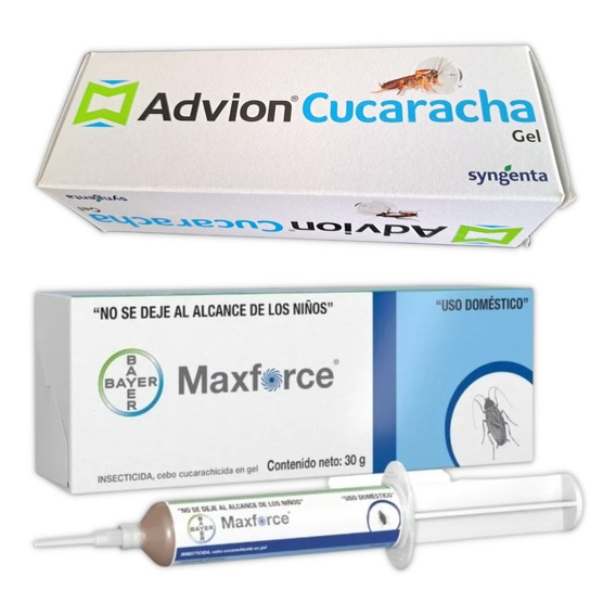 Kit Cebo Mata Cucarachas Anti Resistencia Advion Y Maxforce