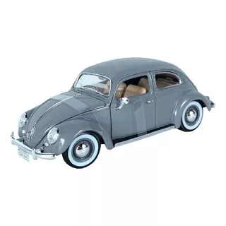 Volkswagen Kafer Fusca Cinza 1955 Bburago 1:18