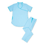 Ambo Oh! Wear Uniforme Médico Mujer - Jazmín Poly Turquesa