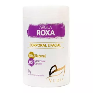 Argila Roxa Facial E Corporal Pote 1kg - Vedis