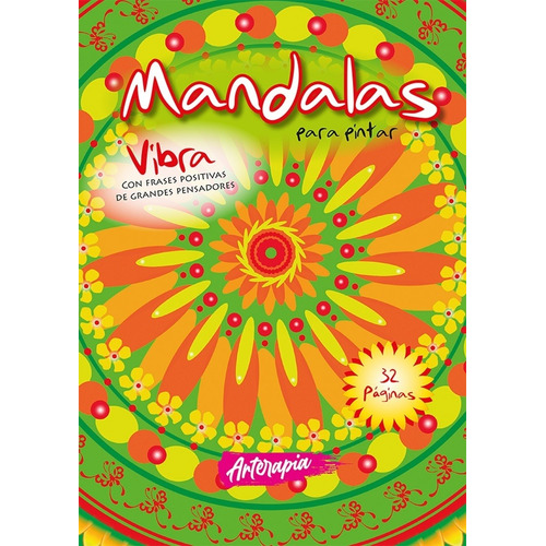 Libro Para Colorear Mandalas - Vibra, De Equipo Editorial Guadal. Editorial El Gato De Hojalata En Español