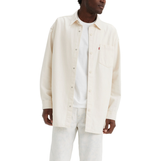 Camisa Hombre Wellthread Stonefield Blanco Levis A7556-0000